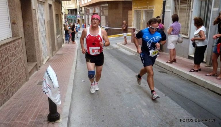 Ángel Granizo durante el desarrollo de la carrera