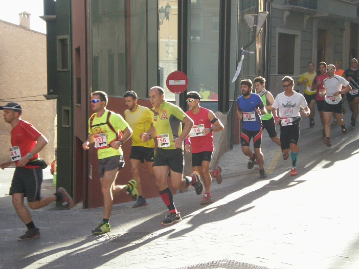 José Antonio Azorín en los primeros metros de la carrera