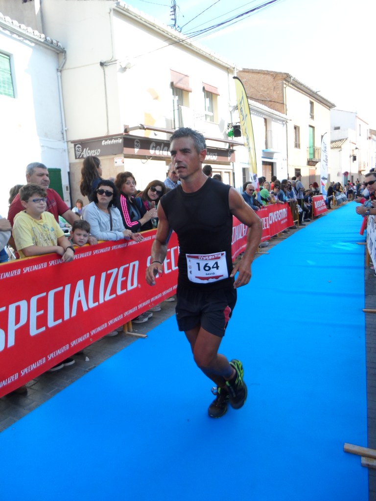 Juan José Malpica entrando en meta