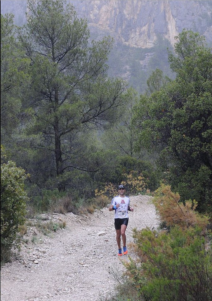 Jorge Máñez durante el desarrollo de la prueba