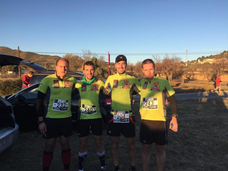 (de izq. a dcha) José Antonio, Raúl, Rober y Seba