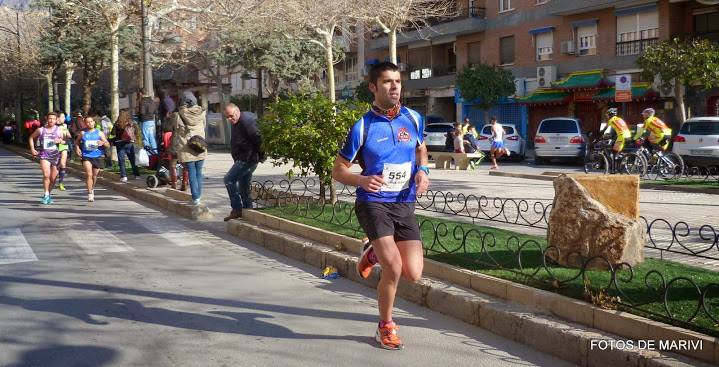 Jorge durante el desarrollo de la prueba