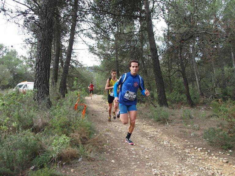 David Francés, durante el desarrollo de la prueba