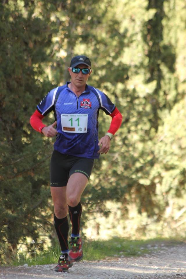 Emilio Alcaraz durante el desarrollo de la prueba