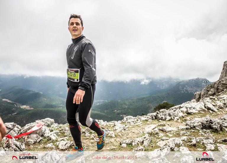 Ricardo Palero, a su paso por el alto del Padroncillo