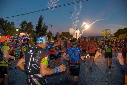 Rubén y Raúl de azul en la imagen tras darse la salida a la prueba