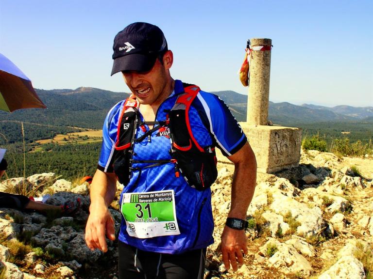 Juan José Ortuño, iniciando el descenso