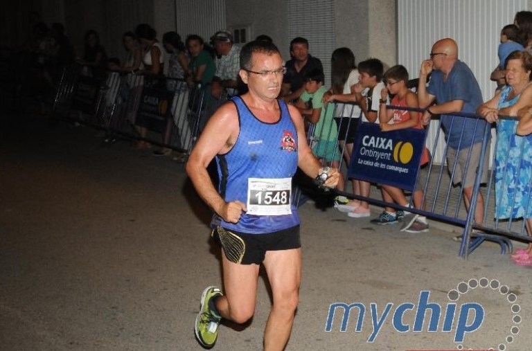 Vicente Sánchez en su llegada a meta