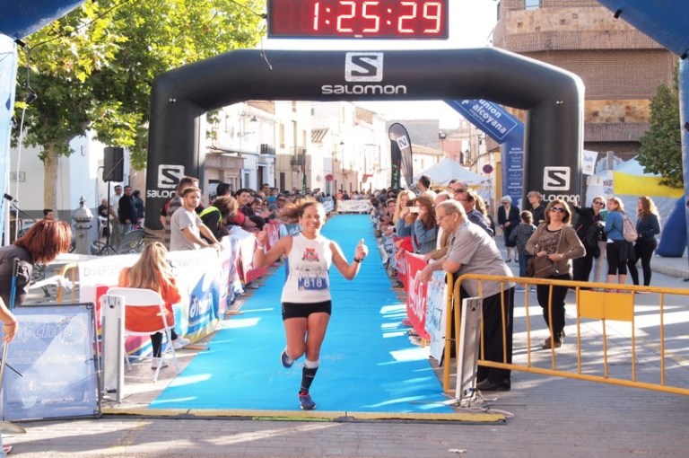 Noelia Soriano, en su debut en carreras de montaña