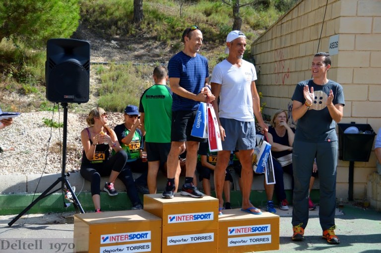 Juan José Malpica en el pódium