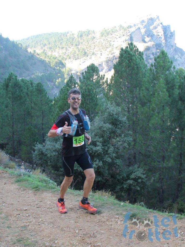 Antonio Ruescas durante el desarrollo de la carrera