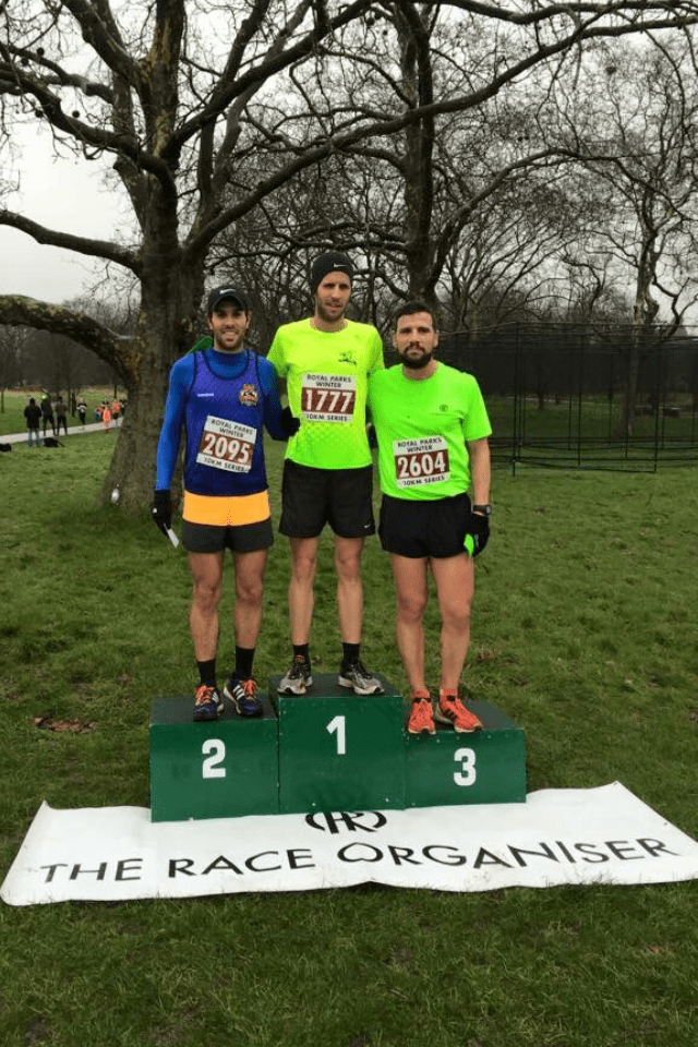 David Francés podio