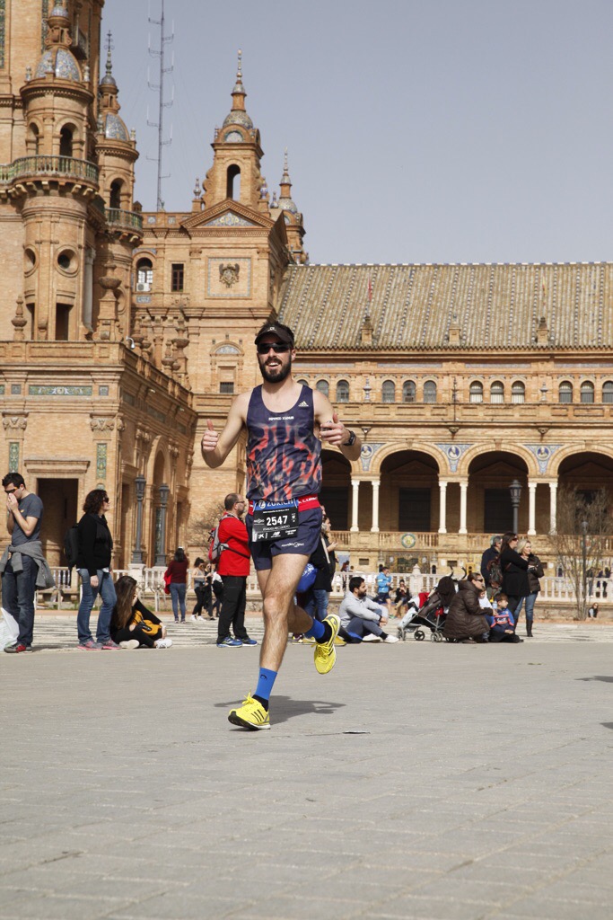 Rober a su paso por la Plaza de España (km. 36)