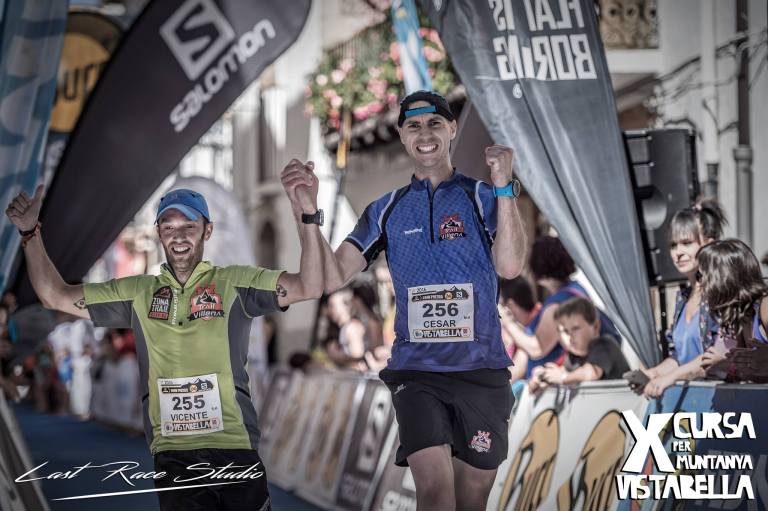 César y Vicente meta