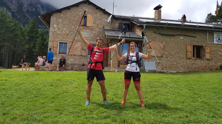 Sebastián y Lluna en punto final de travesía