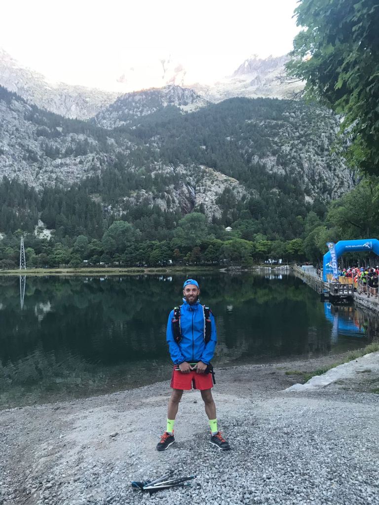 Vicente Úbeda antes de darse la salida