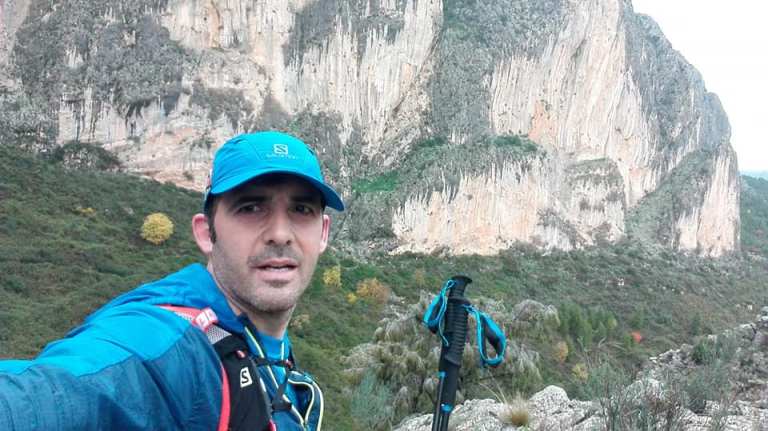 Juanjo Ortuño durante la prueba