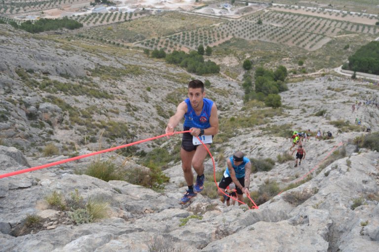 Rubén en la primera subida