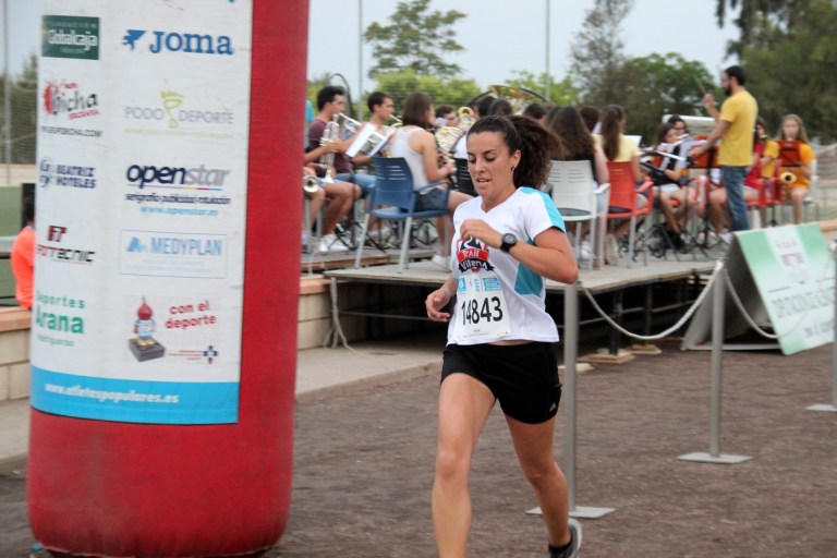 María Ángeles Gabaldón durante la prueba