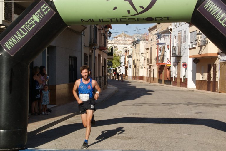 Gabriel durante la prueba
