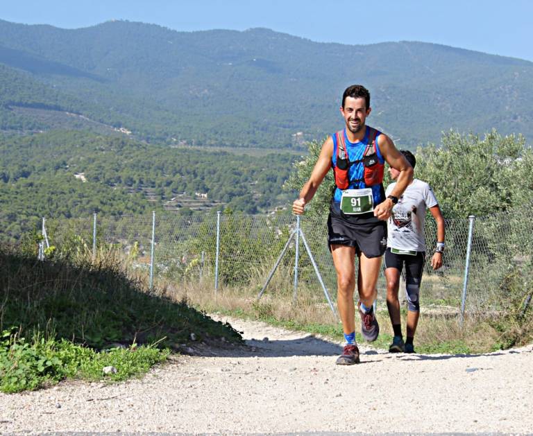Juan durante la carrera