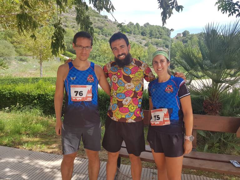 Sebastián y Lluna junto a Juan María Jiménez