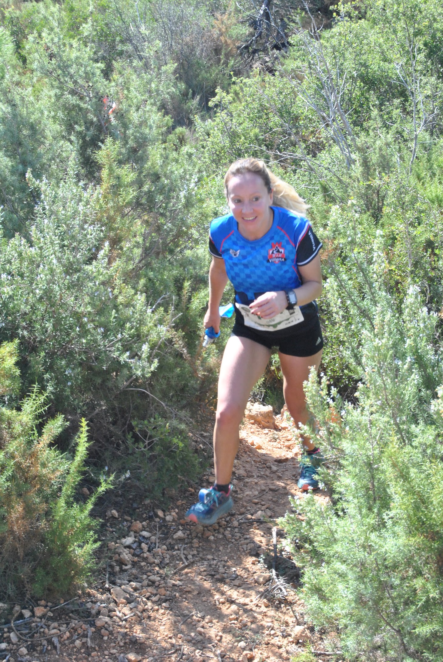 Rebeca durante la prueba