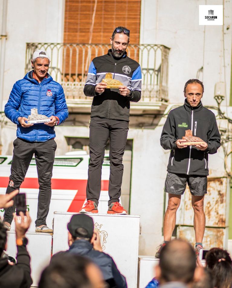 Juan José Malpica en el podio