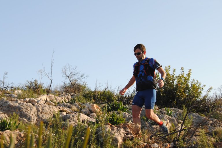 Vicent durante la prueba