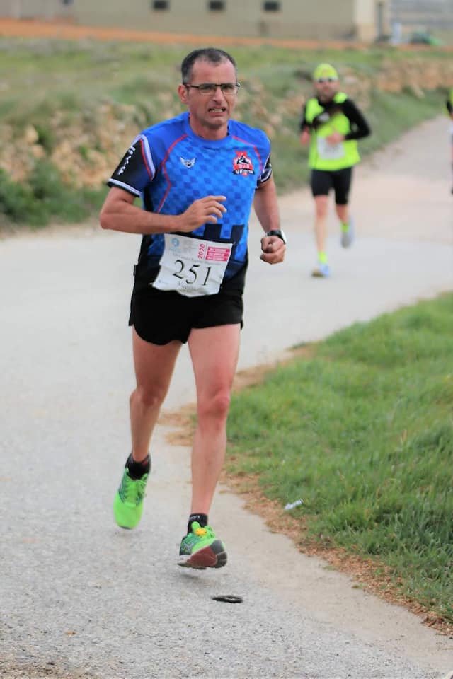 Vicente durante la prueba