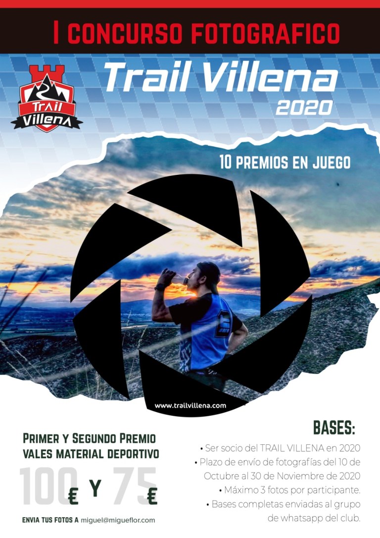 PREMIOS I CONCURSO FOTOGRÁFICO TRAIL VILLENA 2020