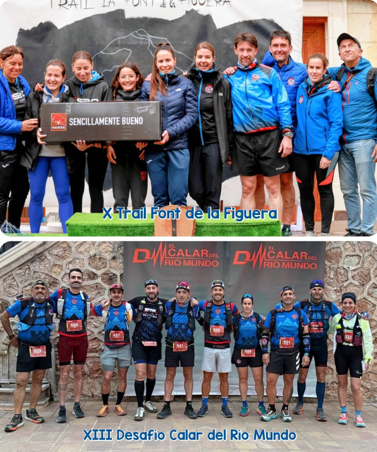 CDME Trail Villena en el XIII Desafío Calar del Río Mundo en Riópar y el X Trail Gegants i Cabuts de La Font de la Figuera